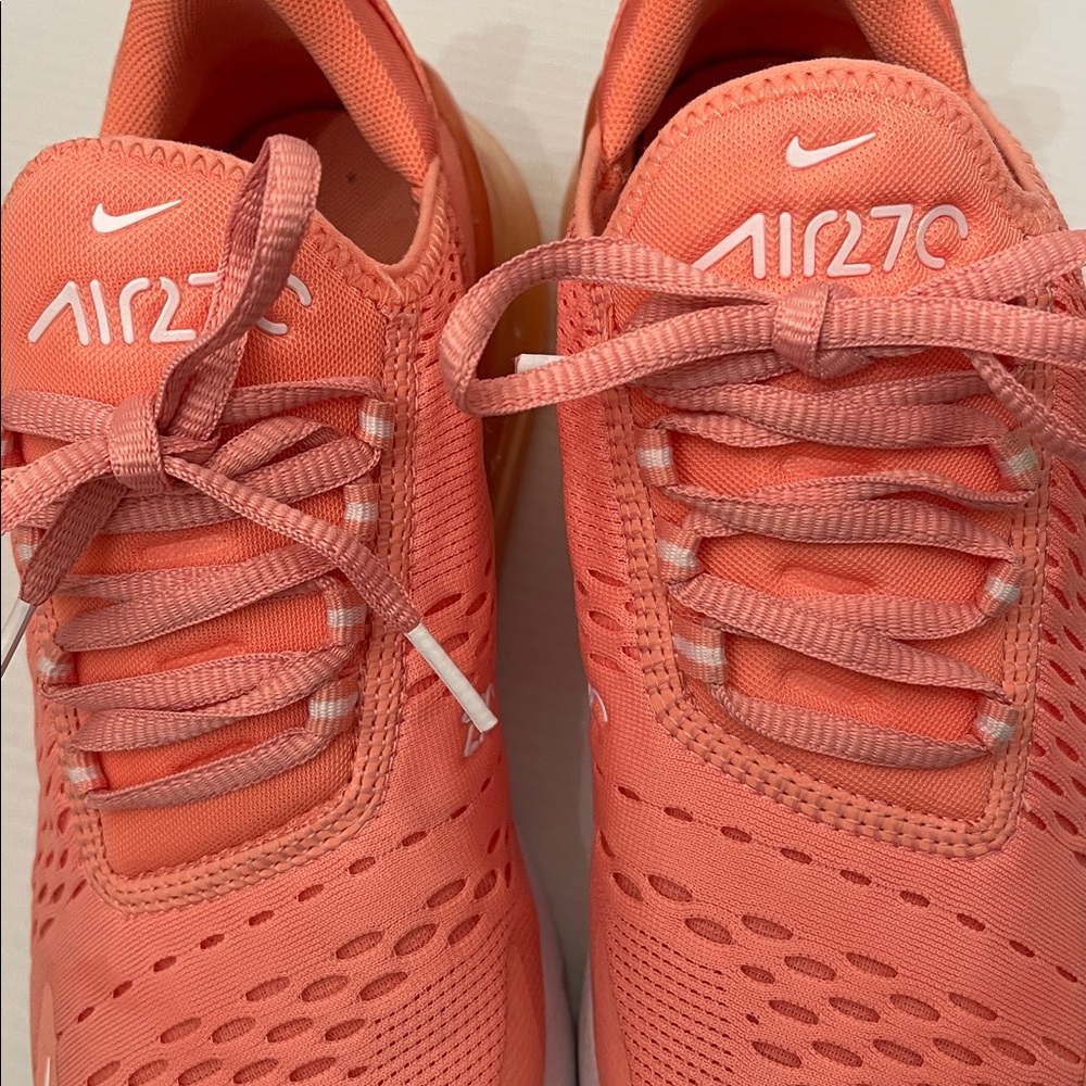 Nike Women's Air Max 270 Crimson Bliss White Running Sneakers Women’s Size 8 - Picture 9 of 14
